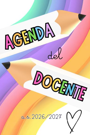 Agenda del Docente di MAESTRA MARTY - Essential: 2026/2027 giornaliera a colori